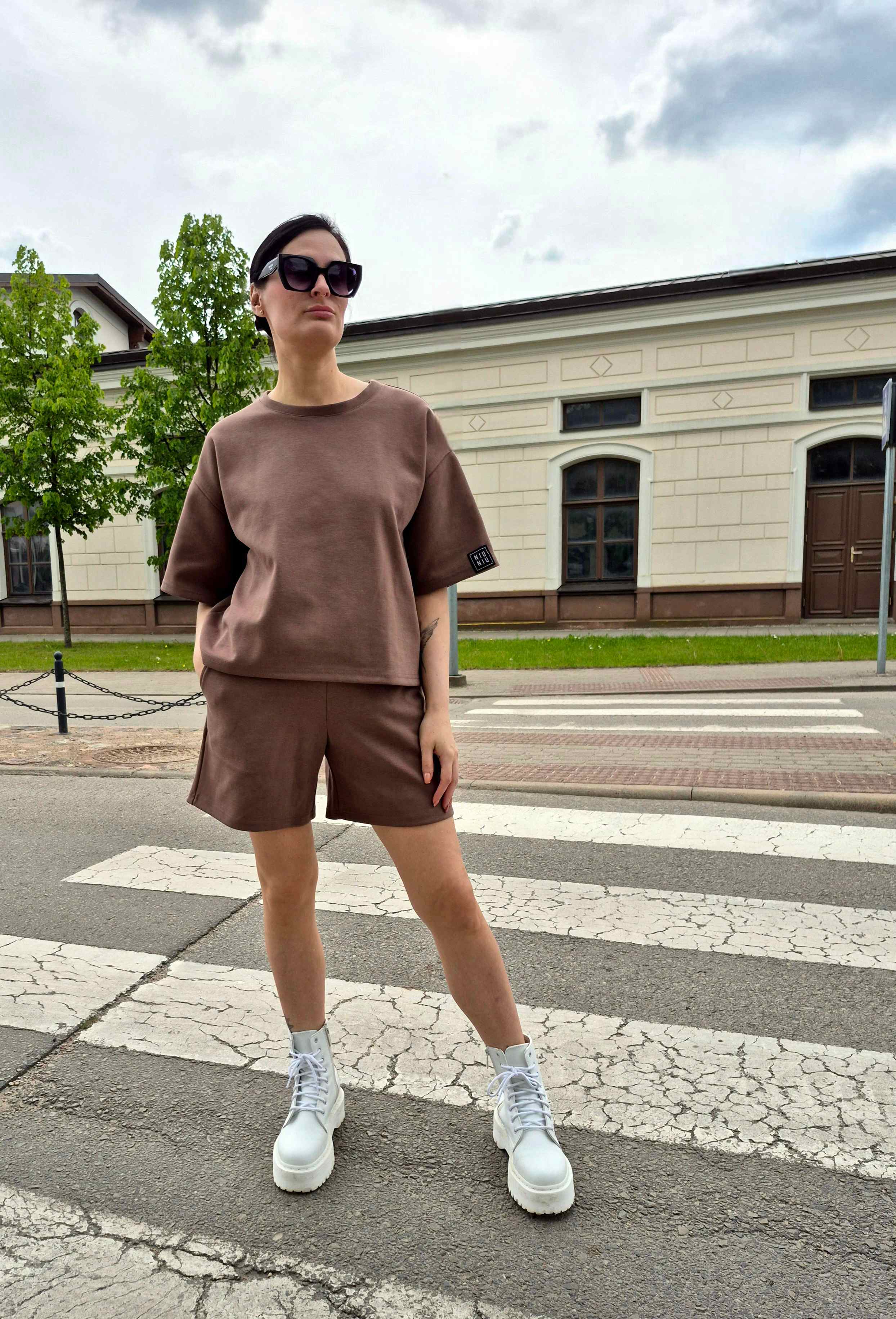 Marškinėliai "Weekend" + šortai Choco