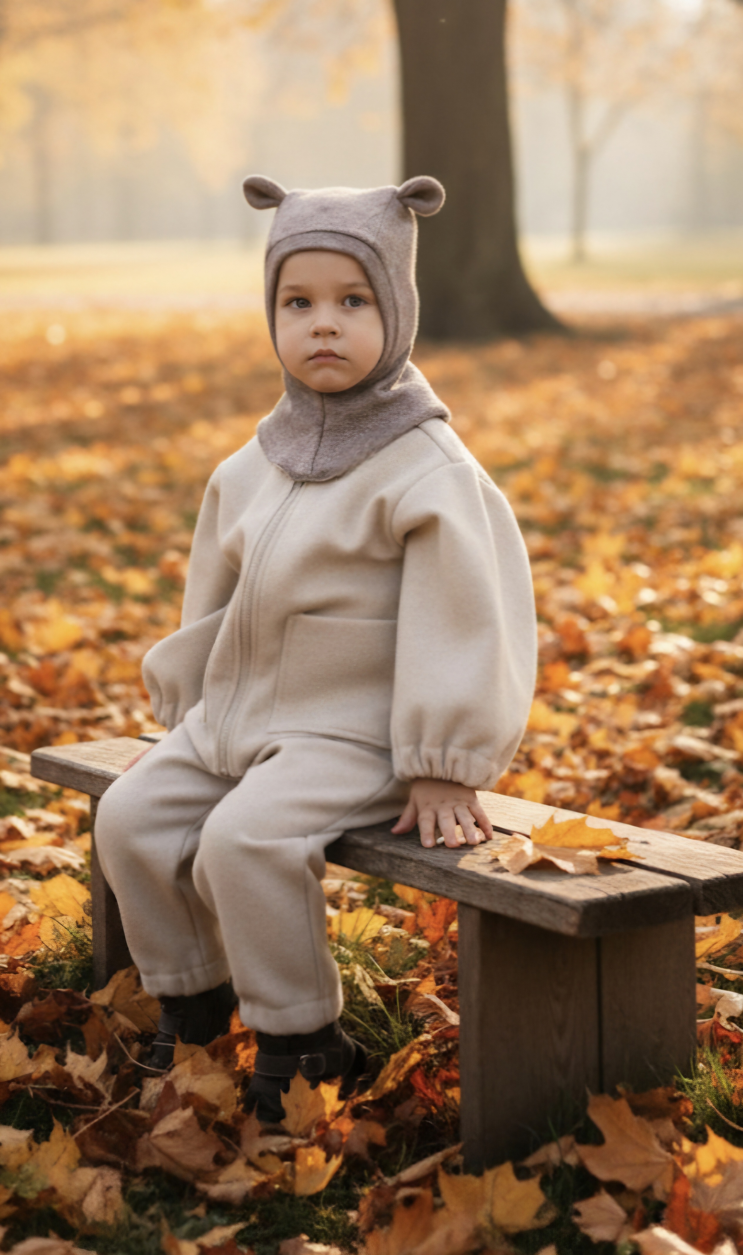 MERINO VILNOS ŠALMUKAS rudo melandžo "MEŠKIS"
